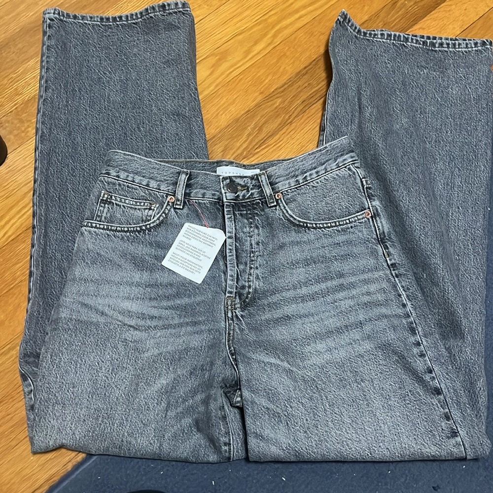 Topshop Mid Rise Jeans - Picture 3 of 4